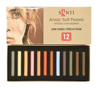 Пастель суха художня Santi Skin Tones 12 кольорів: 353697