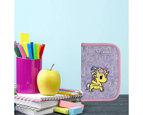 Пенал-книжка без наповнення Kite NEW tokidoki 20x14x4 (TK24-622)