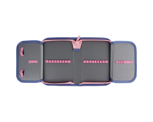 Пенал-книжка без наповнення Kite NEW Purple Chequer 20x14x4 (K24-622-3)