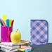 Пенал-книжка без наповнення Kite NEW Purple Chequer 20x14x4 (K24-622-3)