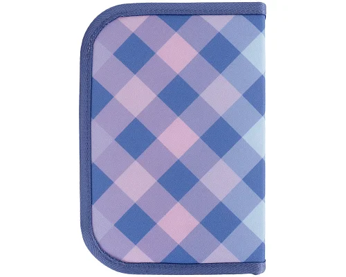Пенал-книжка без наповнення Kite NEW Purple Chequer 20x14x4 (K24-622-3)