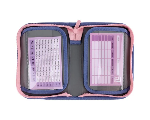 Пенал-книжка без наповнення Kite NEW Purple Chequer 20x14x4 (K24-622-3)