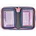 Пенал-книжка без наповнення Kite NEW Purple Chequer 20x14x4 (K24-622-3)
