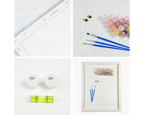 Картина за номерами Кіт з небесними очима 40х50 см Strateg (VA-4675)