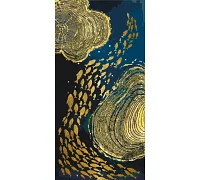 Картина за номерами Золоті рибки 40*80 см Орігамі (LW5107)