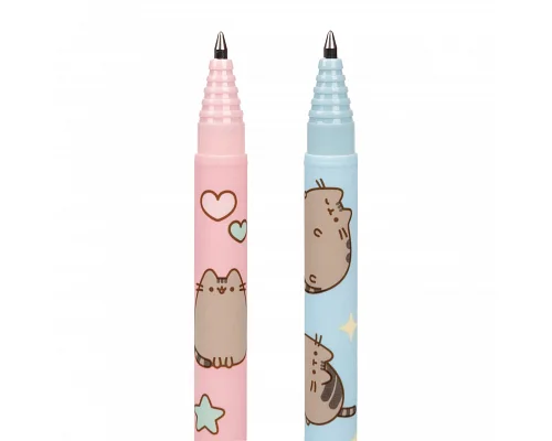 Ручка гелева пиши-стирай Pusheen 0 5 мм синя Yes 2 шт (420398)