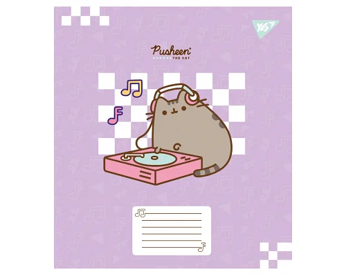 А5+ 12 аркушів Pusheen in music нотний зошит 1 Вересня (766260)
