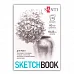 Скетчбук для графіки Flowers 18х25см 30 арк. склейка 110г/м2 Santi (743200)