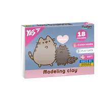 Пластилин Pusheen 18 цветов 360 г YES (540695)