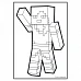 Розмальовка А4 Minecraft з наліпками 8 сторінок YES (743221)