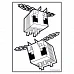 Розмальовка А4 Minecraft з наліпками 8 сторінок YES (743221)