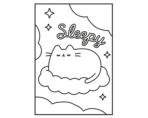 Раскраска А4 Pusheen с наклейками и заданиями 12 страниц YES (743223)