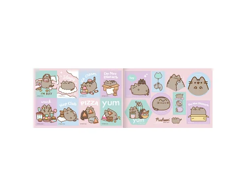 Раскраска А4 Pusheen с наклейками и заданиями 12 страниц YES (743223)