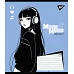 А5+ 12 аркушів Anime moon music нотний зошит YES (767435)