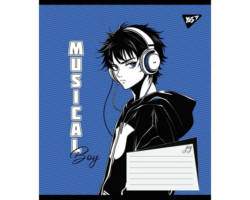 А5+ 12 аркушів Anime moon music нотний зошит YES (767435)