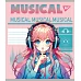 А5+ 12 аркушів Music and dreams нотний зошит YES (767437)