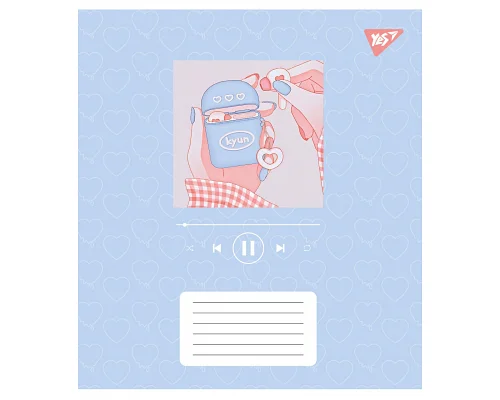 А5+ 12 аркушів K-POP style нотний зошит YES (767438)