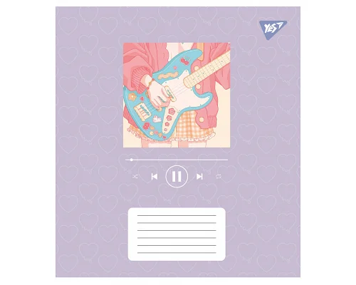 А5+ 12 аркушів K-POP style нотний зошит YES (767438)