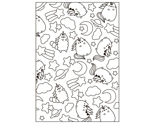 Раскраска А4 Pusheen 12 стр. Yes (743274)