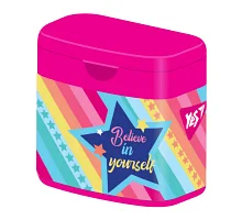 Точилка подвійна з кришкою Rainbow Yes (620491)