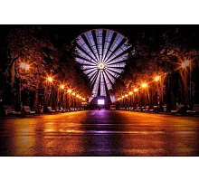 Алмазна мозаїка Колесо огляду вночі без підрамника, 30*40см, ТМ Dreamtoys (S30019)
