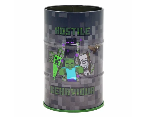 Стакан-підставка бочка YES Minecraft метал (708376)