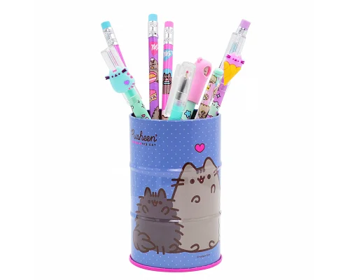 Стакан подставка бочка YES Pusheen метал (708377)