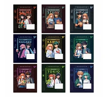 Зошит предметний YES 48 Anime набір 9 видів (767484)