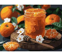 Картина за номерами Мандариновий мед 30х40 Ідейка (KHO5698)