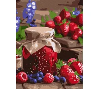 Картина за номерами Малинове варення 30х40 Ідейка (KHO5692)