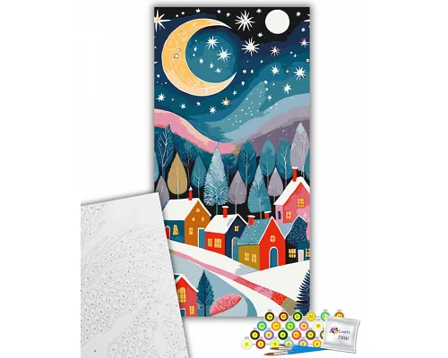 Картина за номерами Зоряний затишок 40х80 см Art Craft (11064-AC)
