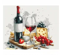 Картина за номерами Натюрморт гармонія смаків 40х50 см Art Craft (12030-AC)