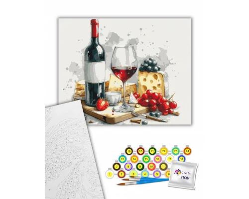 Картина по номерам Натюрморт гармония вкусов 40х50 см Art Craft (12030-AC)
