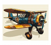 Картина за номерами Аероплан 40х50 см Art Craft (12509-AC)