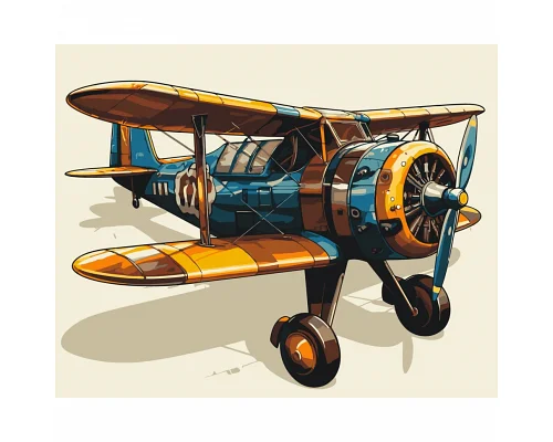 Картина за номерами Аероплан 40х50 см Art Craft (12509-AC)