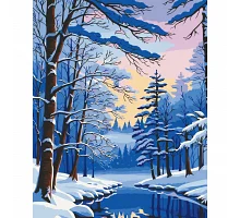 Картина по номерам Пейзаж зимний лес 40х50 см Art Craft (11048-AC)