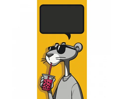 Картина за номерами з листівкою The Pink Panther 40х80 см Art Craft (11564-AC)