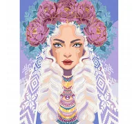 Картина за номерами Пані Півонія 40х50 см Art Craft (10127-AC)