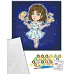 Картина за номерами знаки зодіаку Риби 40х40 см Art Craft (10099-AC)