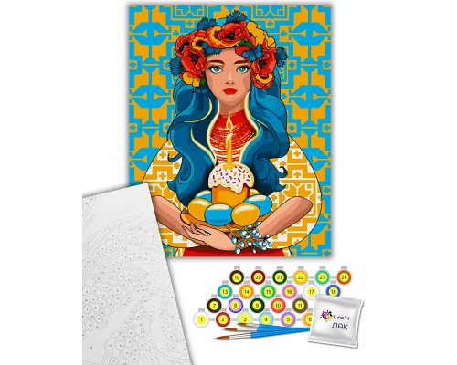 Картина за номерами Великдень 40х50 см Art Craft (10063-AC)