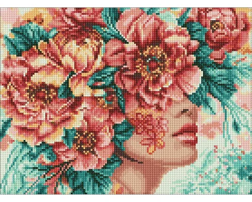 Алмазна мозаїка Романтика квітів victoria_art___ 30х40 см Ідейка (AMO8032)