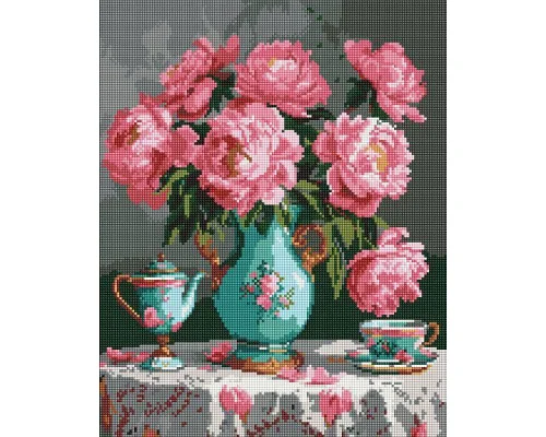 Алмазна мозаїка Ніжні кольори sophiia_іllustrations 40х50 см Ідейка (AMO8124)