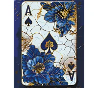 Картина за номерами Карта піка з фарбами металік 40*50 см Орігамі (LW3450)