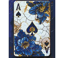 Картина за номерами Карта піка з фарбами металік 40*50 см Орігамі (LW3450)