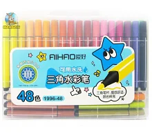 Набор фломастеров-маркеров 48 шт Aihao для рисования: AH1996-48