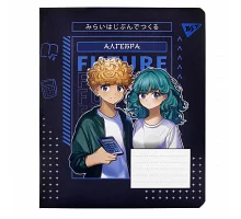 Зошит предметний АЛГЕБРА Anime 48 аркушів клітинка YES (767439)