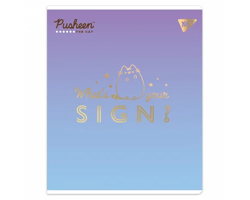 Набір зошитів шкільних Goldstar Pusheen А5 12 аркушів клітинка YES 10 шт (767493)