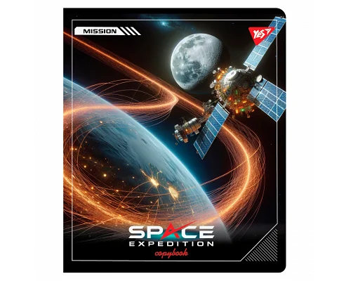 Набір зошитів шкільних Space expedition А5 12 аркушів клітинка YES 10 шт (767497)