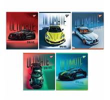 Набор тетрадей школьных Ultimate drive 12 листов линия YES 10 шт (767513)
