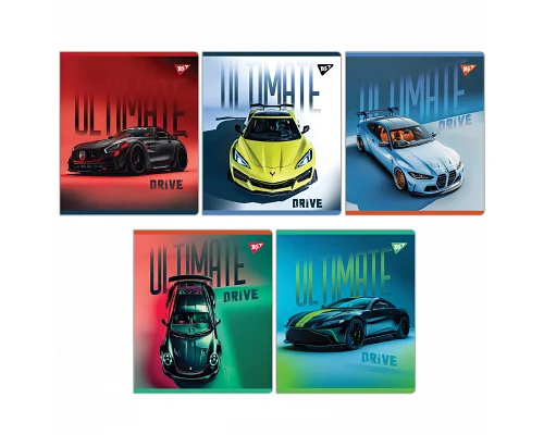Набір зошитів шкільних Ultimate drive 12 аркушів лінія YES 10 шт (767513)